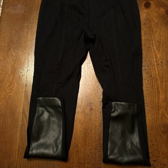 soma black leggings Faux Leather Size Small - Picture 5 of 7